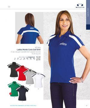 Monte Carlo Ladies Golf Shirt